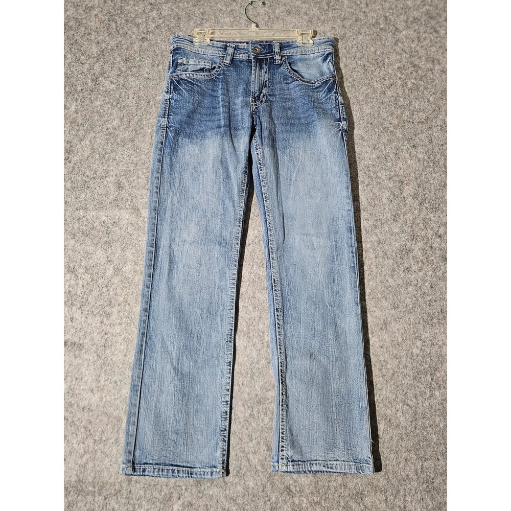 T.K. Axel Jeans Mens Blue Slim Boot Cut Denim 30x32